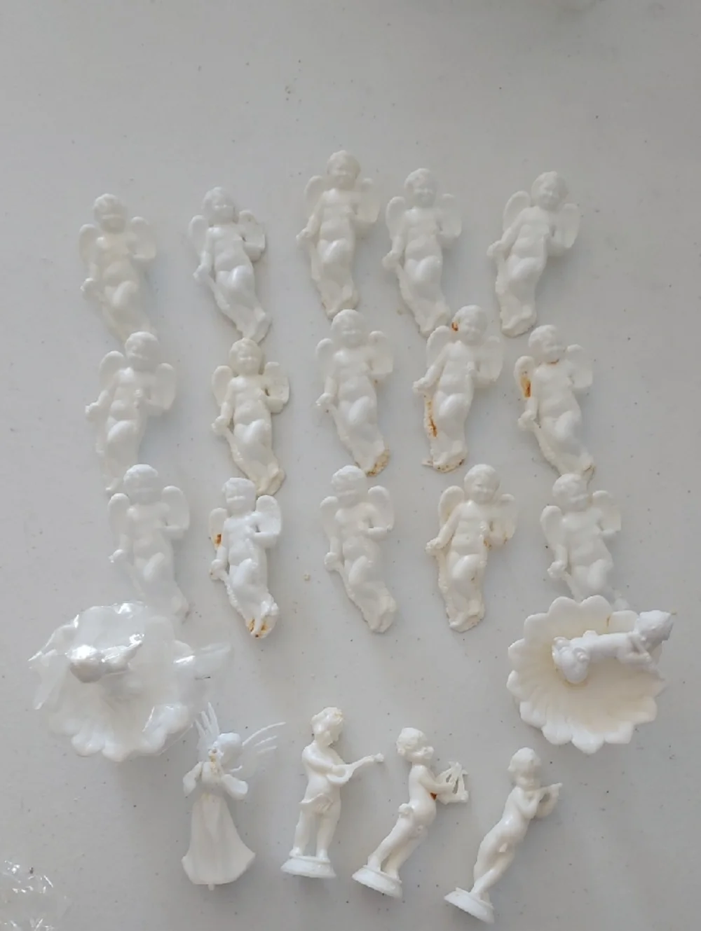 Wilton White Angels Cherub Cake Decorations Wedding Decorations